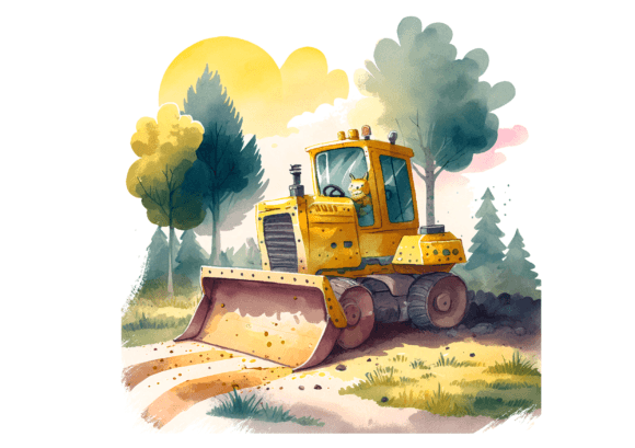 Bulldozer Watercolor: A Designer’s Honest Take for Real Embroidery Projects