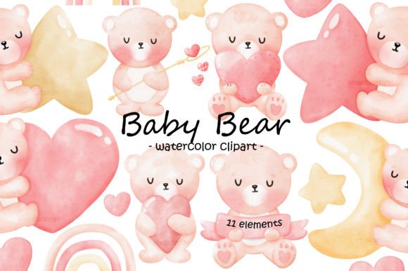 Cute Baby Bear Watercolor Clipart Review