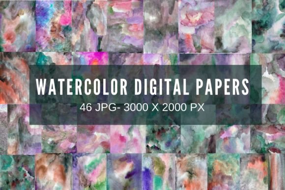 Digital Watercolor Backgrounds Pack Review