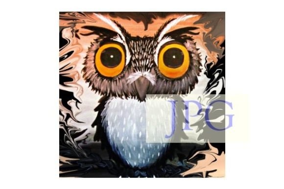 Owl Watercolor Print Whimsical Bird Art & Illustrations
