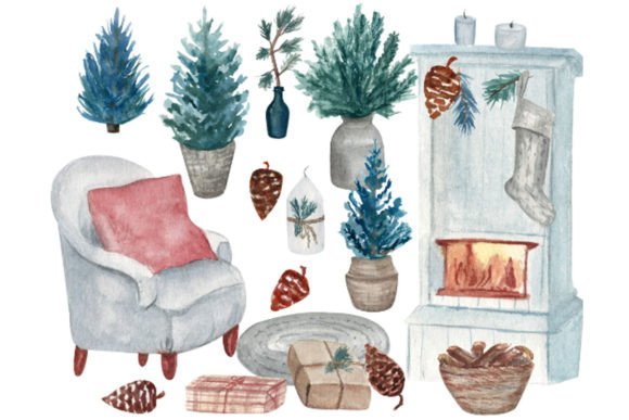Scene Creator, Scandinavian Watercolor: A Fresh Illustration Kit for Modern Branding and Content Marketing