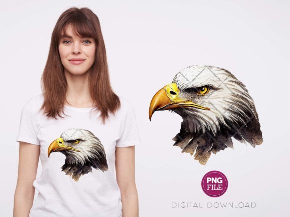 Watercolor Eagle Png Clipart & Illustrations