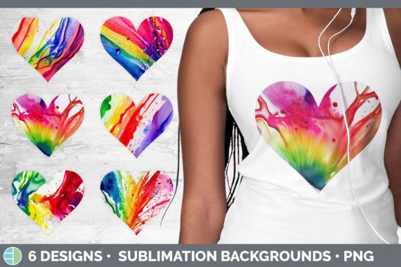 Watercolor Rainbow Hearts Clipart Subl: A Designer’s Review for Real Business Branding
